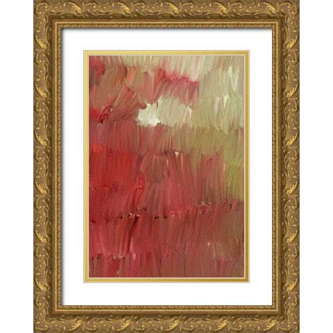Burning Hot Gold Ornate Wood Framed Art Print with Double Matting by Butcher, Sarah