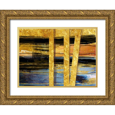 The Way Gold Ornate Wood Framed Art Print with Double Matting by Nadine G.