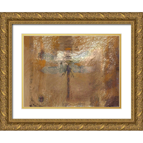 Golden Spirit Gold Ornate Wood Framed Art Print with Double Matting by Butcher, Sarah