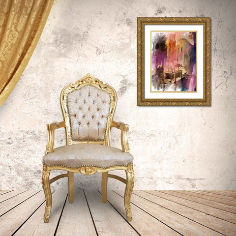 Sunday Brunch Gold Ornate Wood Framed Art Print with Double Matting by Butcher, Sarah