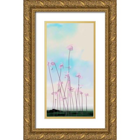 Mellow Meadow 1 Gold Ornate Wood Framed Art Print with Double Matting by Butcher, Sarah