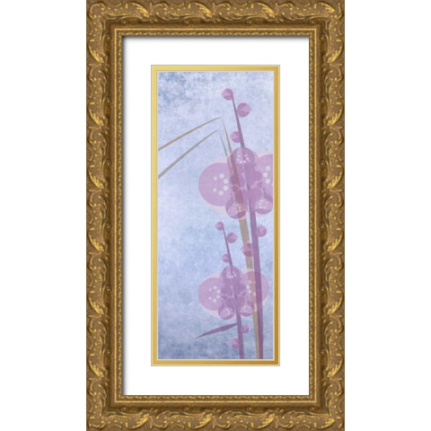 Orchids 1 Gold Ornate Wood Framed Art Print with Double Matting by Greene, Taylor