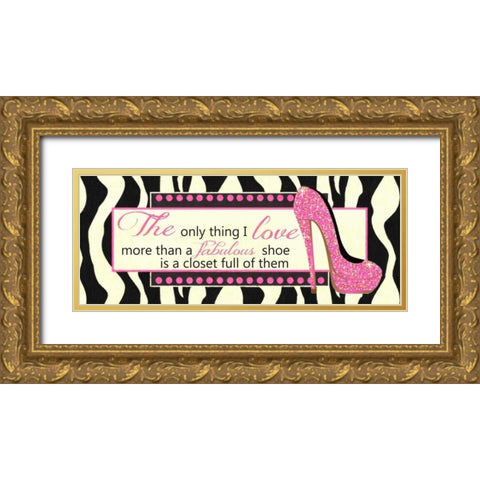 A Closet Full Gold Ornate Wood Framed Art Print with Double Matting by Greene, Taylor