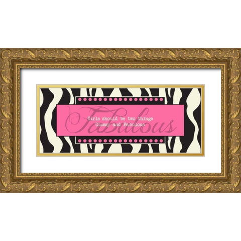 Fabulous Gold Ornate Wood Framed Art Print with Double Matting by Greene, Taylor