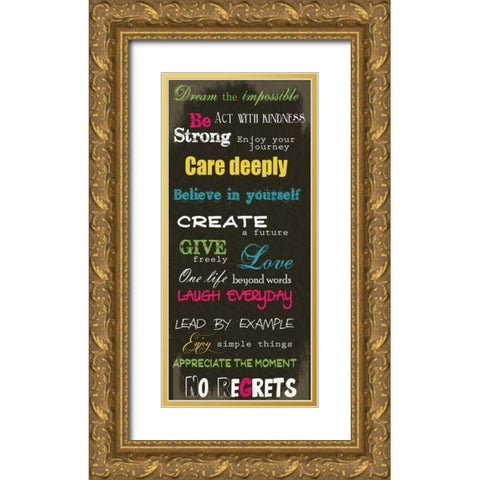 Dream Impossible Gold Ornate Wood Framed Art Print with Double Matting by Greene, Taylor