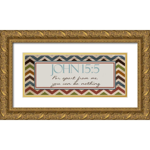 APART FROM ME Gold Ornate Wood Framed Art Print with Double Matting by Greene, Taylor