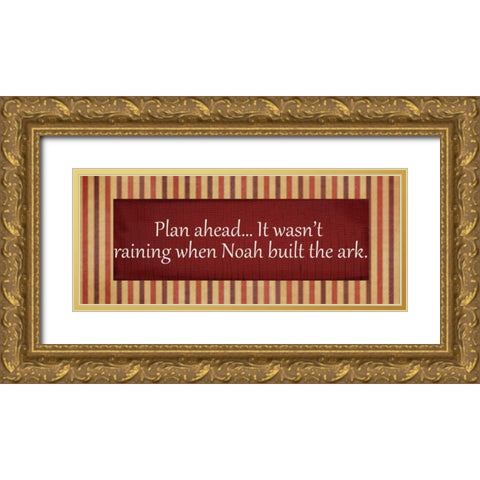 EXERCISE DAILY B Gold Ornate Wood Framed Art Print with Double Matting by Greene, Taylor