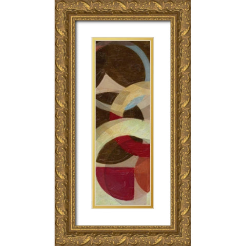 HALO WEAVE III Gold Ornate Wood Framed Art Print with Double Matting by Greene, Taylor