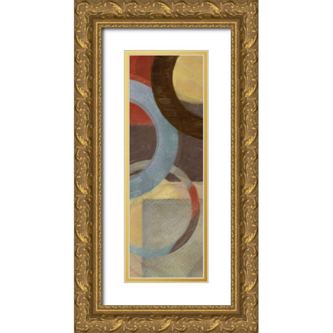 HALO WEAVE IV Gold Ornate Wood Framed Art Print with Double Matting by Greene, Taylor