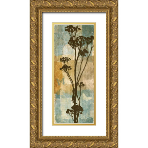 BOTANICAL BEAUTY I Gold Ornate Wood Framed Art Print with Double Matting by Greene, Taylor