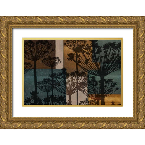 SUMMER BREEZE II Gold Ornate Wood Framed Art Print with Double Matting by Greene, Taylor