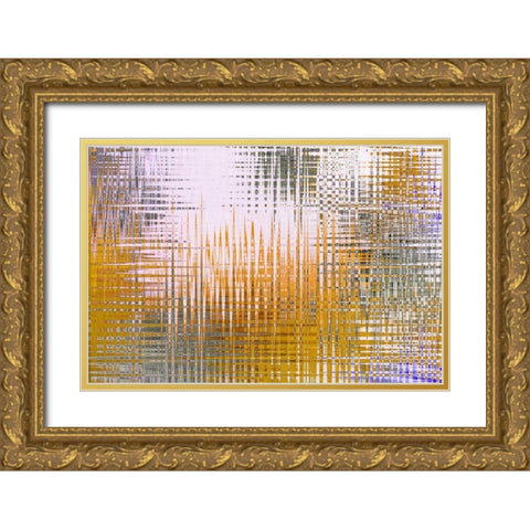 Kinetic Gold Ornate Wood Framed Art Print with Double Matting by Greene, Taylor