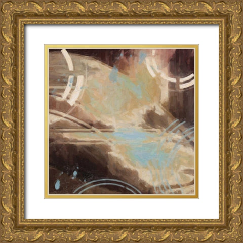 Orbstration1 Gold Ornate Wood Framed Art Print with Double Matting by Greene, Taylor