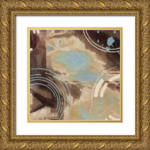Orbstration 3 Gold Ornate Wood Framed Art Print with Double Matting by Greene, Taylor