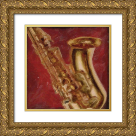 JAM SESSION II-NO BLUR 9 Gold Ornate Wood Framed Art Print with Double Matting by Greene, Taylor