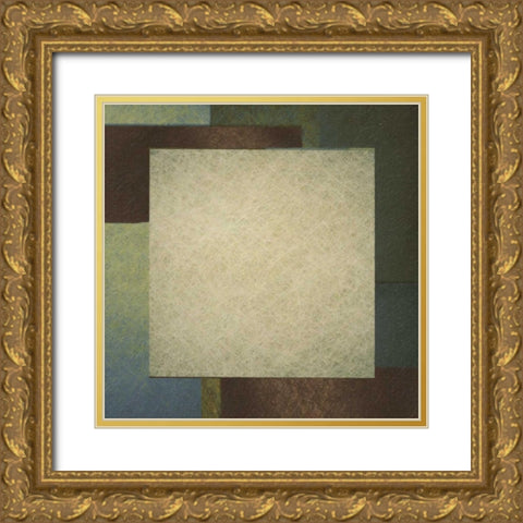 Contemporary Border 1 Gold Ornate Wood Framed Art Print with Double Matting by Greene, Taylor