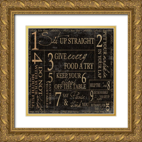 OPEN-KITCHEN Gold Ornate Wood Framed Art Print with Double Matting by Greene, Taylor