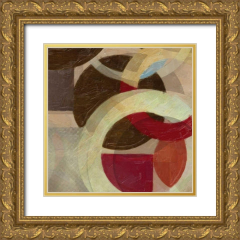 HALO WEAVE I Gold Ornate Wood Framed Art Print with Double Matting by Greene, Taylor