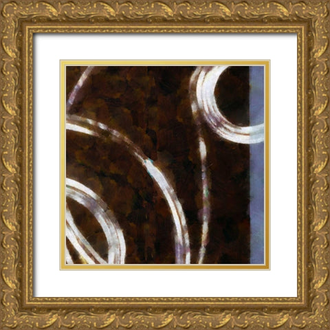 OPALA I Gold Ornate Wood Framed Art Print with Double Matting by Greene, Taylor