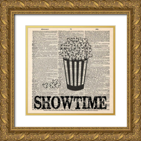SHOWTIME 3 Gold Ornate Wood Framed Art Print with Double Matting by Greene, Taylor