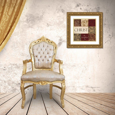 I CAN DO ALL THINGS 3 Gold Ornate Wood Framed Art Print with Double Matting by Greene, Taylor