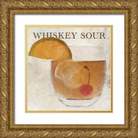 WHISKEY SOUR Gold Ornate Wood Framed Art Print with Double Matting by Greene, Taylor
