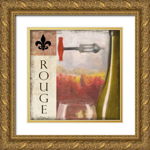 ROUGE VINEYARD  Gold Ornate Wood Framed Art Print with Double Matting by Greene, Taylor