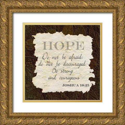 Hope Gold Ornate Wood Framed Art Print with Double Matting by Greene, Taylor
