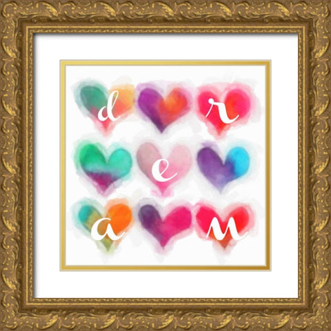 Heart Dream Gold Ornate Wood Framed Art Print with Double Matting by Greene, Taylor