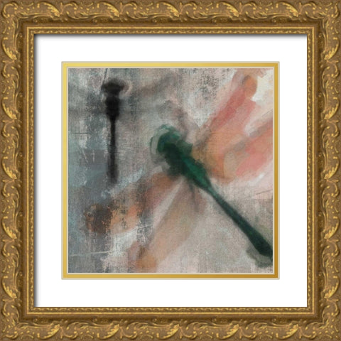 Dragons Fly 2 Gold Ornate Wood Framed Art Print with Double Matting by Greene, Taylor