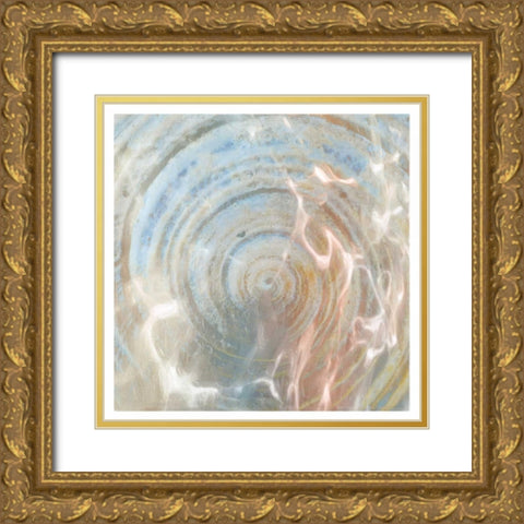 Shell Abstract 2 Gold Ornate Wood Framed Art Print with Double Matting by Greene, Taylor