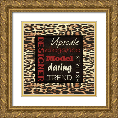 Fashion Patch S6 Gold Ornate Wood Framed Art Print with Double Matting by Greene, Taylor