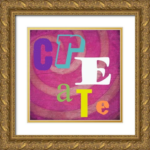 CREATE Gold Ornate Wood Framed Art Print with Double Matting by Greene, Taylor