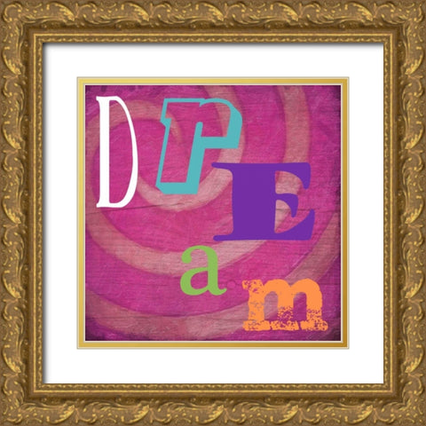 DREAM Gold Ornate Wood Framed Art Print with Double Matting by Greene, Taylor