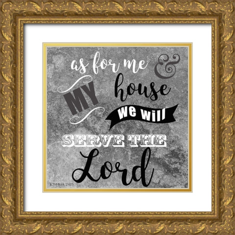 Lords House Gold Ornate Wood Framed Art Print with Double Matting by Greene, Taylor