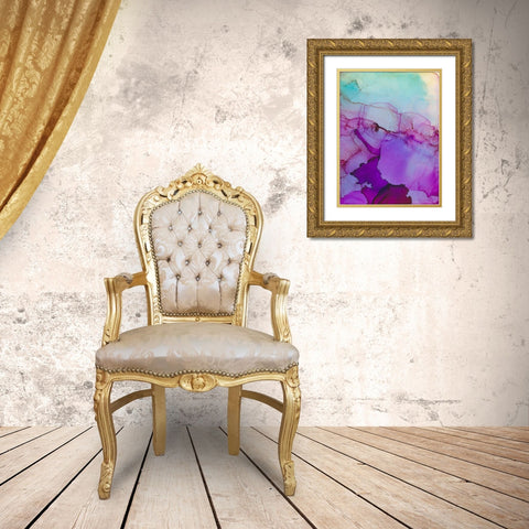 Aurora Gold Ornate Wood Framed Art Print with Double Matting by Troisi, Jonny