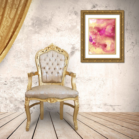 Feed Me To The Waves Gold Ornate Wood Framed Art Print with Double Matting by Troisi, Jonny