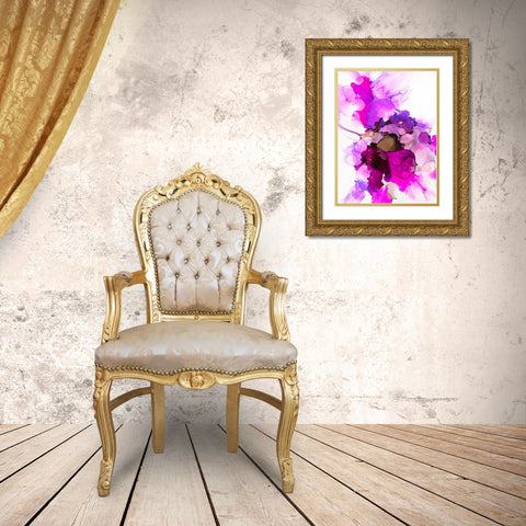 Wavering Radiant 2 Gold Ornate Wood Framed Art Print with Double Matting by Troisi, Jonny