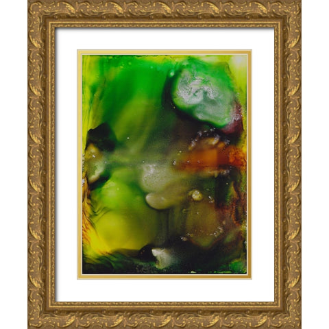 September Sun Gold Ornate Wood Framed Art Print with Double Matting by Troisi, Jonny