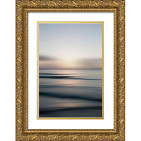 Tropical Sorbet Gold Ornate Wood Framed Art Print with Double Matting by Telik, Tracey