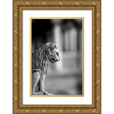 Leone Gold Ornate Wood Framed Art Print with Double Matting by Telik, Tracey