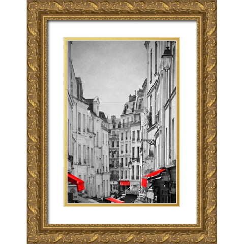 Between The Mouftard 2 Gold Ornate Wood Framed Art Print with Double Matting by Telik, Tracey