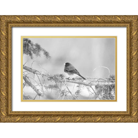 Waiting On The World To Change Gold Ornate Wood Framed Art Print with Double Matting by Jordan, Elizabeth