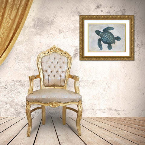 Mr. Tutel Gold Ornate Wood Framed Art Print with Double Matting by Pazan, Tony