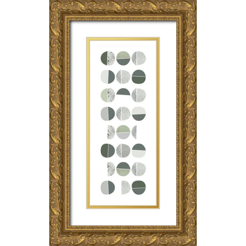Color Dew Bubbles 1 Gold Ornate Wood Framed Art Print with Double Matting by Urban Epiphany