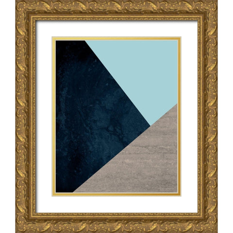 Scandinavian 1 Gold Ornate Wood Framed Art Print with Double Matting by Urban Epiphany