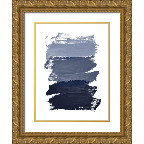 BluePaint Gold Ornate Wood Framed Art Print with Double Matting by Urban Epiphany