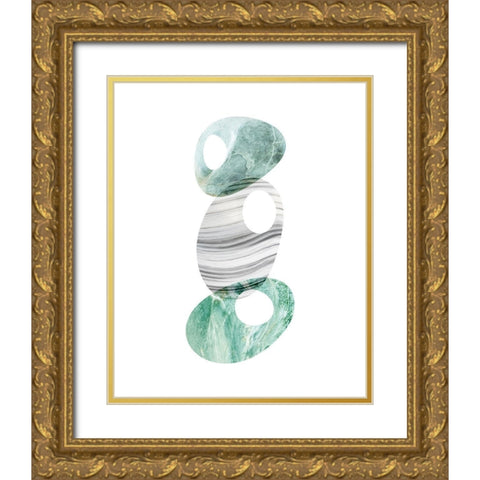 Scandinavian Balance 2 Gold Ornate Wood Framed Art Print with Double Matting by Urban Epiphany