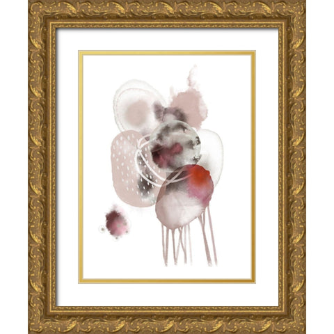 Sensetive Space Gold Ornate Wood Framed Art Print with Double Matting by Urban Epiphany