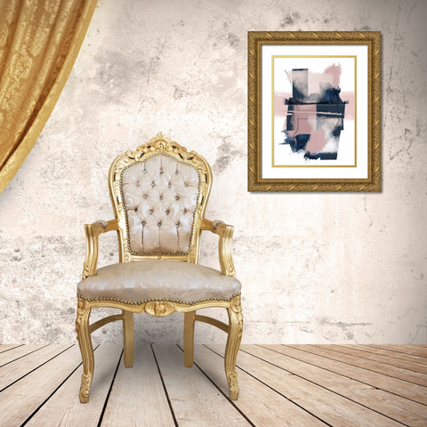 Juxtaposed Reality 1 Gold Ornate Wood Framed Art Print with Double Matting by Urban Epiphany